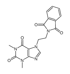 1,3-dimethyl-7-(2-phthalimido-ethyl)-3,7-dihydro-purine-2,6-dione Structure