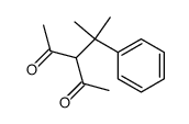 3-(1-Methyl-1-phenylethyl)pentan-2,4-dion Structure