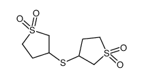 3,3'-thiobis[tetrahydrothiophene] 1,1,1',1'-tetraoxide结构式