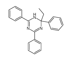 2,4,6-triphenyl-2-ethyl-2,3-dihydro-1,3,5-triazine Structure