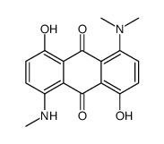 1-(Dimethylamino)-4,8-dihydroxy-5-(methylamino)-9,10-anthracenedione Structure
