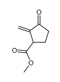 2-methylene 3-oxo methyl cyclopentane carboxylate结构式