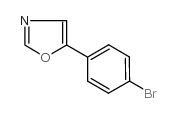 5-(4-溴苯基)-1,3-噁唑结构式