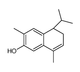 (5S)-3,8-dimethyl-5-propan-2-yl-5,6-dihydronaphthalen-2-ol Structure