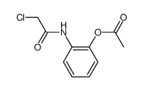 1-acetoxy-2-(2-chloro-acetylamino)-benzene结构式