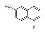 1-Fluoro-6-hydroxynaphthalene structure