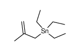[β-Methyl-allyl]-triethyl-zinn结构式