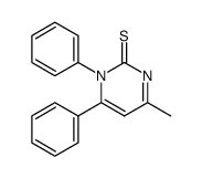 1,6-diphenyl-4-methyl-2-(1H)pyrimidinethione Structure