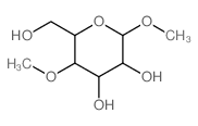 a-D-Mannopyranoside, methyl4-O-methyl-结构式