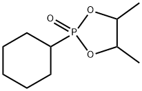 2-Cyclohexyl-4,5-dimethyl-1,3,2-dioxaphospholane 2-oxide Structure