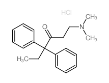 1-dimethylamino-4,4-diphenyl-hexan-3-one Structure