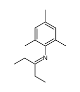 Benzenamine, N-(1-ethylpropylidene)-2,4,6-trimethyl- (9CI)结构式