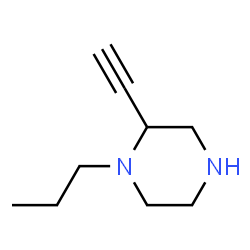 Piperazine, 2-ethynyl-1-propyl- (9CI) Structure