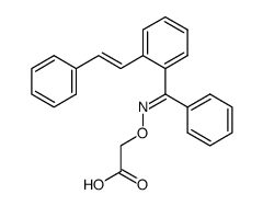 phenyl-(o-styrylphenyl)methylenamino-oxyacetic acid Structure