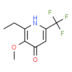 4-Pyridinol,2-ethyl-3-methoxy-6-(trifluoromethyl)-(9CI)结构式