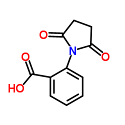2-(2,5-dioxopyrrolidin-1-yl)benzoic acid结构式