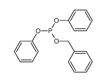 phosphorous acid benzyl ester-diphenyl ester Structure