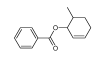 6-methylcyclohex-2-en-1-yl benzoate结构式