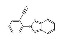 2-indazol-2-ylbenzonitrile Structure