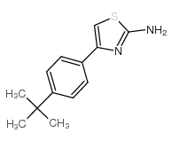 4-(4-叔丁基苯基)噻唑-2-胺结构式
