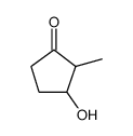 (2S,3S)-3-HYDROXY-2-METHYLCYCLOPENTANONE结构式