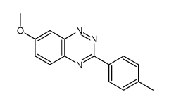 7-methoxy-3-(4-methylphenyl)-1,2,4-benzotriazine结构式