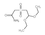2-(2,2-diethoxyethylsulfonyl)acetamide结构式
