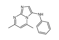 5,7-dimethyl-N-phenylimidazo[1,2-a]pyrimidin-3-amine Structure