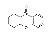 (2-methoxycyclohexyl)tellurinylbenzene结构式