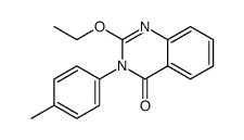 2-ethoxy-3-(4-methylphenyl)quinazolin-4-one结构式