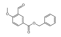 benzyl 3-formyl-4-methoxybenzoate Structure