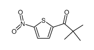 2,2-dimethyl-1-(5'-nitro-2'-thienyl)-propane-1-one结构式