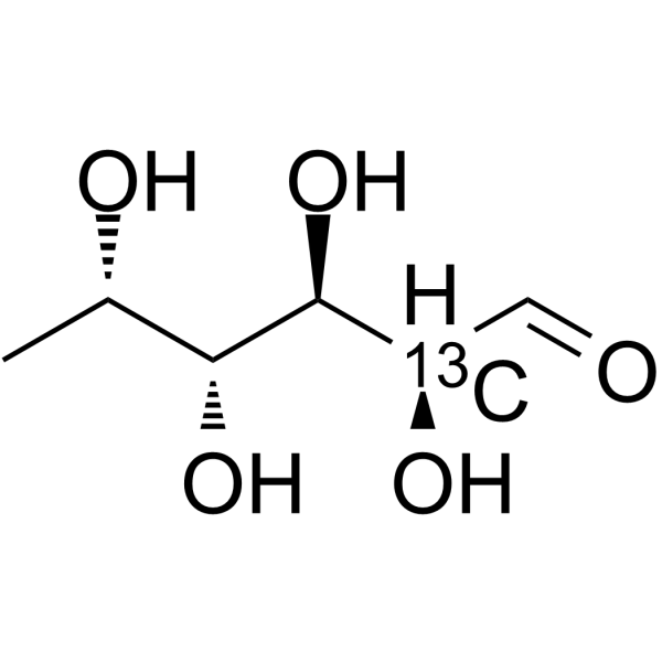 L-[2-13C]岩藻糖结构式