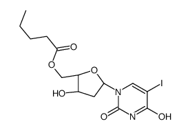 5-Iodo-5'-O-pentanoyl-2'-deoxyuridine structure