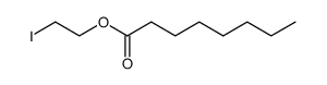 n-Octanoic acid 2-iodoethyl ester结构式