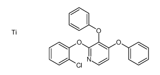 2-(2-chlorophenoxy)-3,4-diphenoxypyridine,titanium Structure