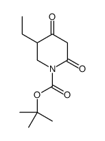 1-Boc-5-Ethyl-2,4-dioxopiperidine Structure