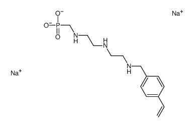 disodium [[[2-[[2-[[(4-vinylphenyl)methyl]amino]ethyl]amino]ethyl]amino]methyl]phosphonate picture