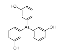 3,3',3''-arsanetriyl-tri-phenol Structure