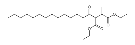 2-methyl-3-myristoyl-succinic acid diethyl ester Structure