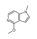 methyl-1 methoxy-4 pyrrolo[3,2-c]pyridine结构式