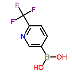 2-(三氟甲基)吡啶-5-硼酸结构式