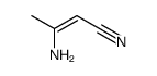 3-amino-2-butenenitrile Structure