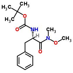 (S)-(1-(甲氧基(甲基)氨基)-1-氧代-3-苯基丙-2-基)氨基甲酸叔丁酯图片