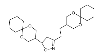 3-(2-(1,5-dioxaspiro[5.5]undecan-3-yl)ethyl)-5-(1,5-dioxaspiro[5.5]undecan-3-yl)-4,5-dihydroisoxazole结构式