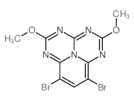 7,9-Dibromo-2,5-dimethoxy-1,3,4,6,9b-pentaazaphenalene structure