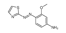 3-methoxy-4-(1,3-thiazol-2-yldiazenyl)aniline Structure