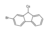 (2-bromo-9H-fluoren-9-yl)cesium Structure
