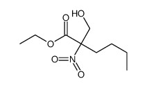 ethyl 2-(hydroxymethyl)-2-nitrohexanoate Structure