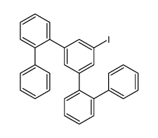 1-iodo-3,5-bis(2-phenylphenyl)benzene Structure